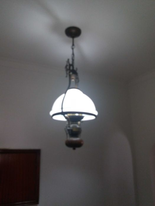 conjunto de 5 candeeiros de teto