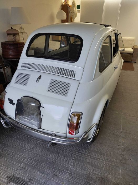 Fiat 500 Clássico de 1968 Branco