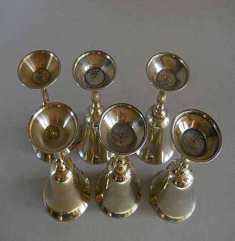 Винтажные рюмки (silver plate) - Индия