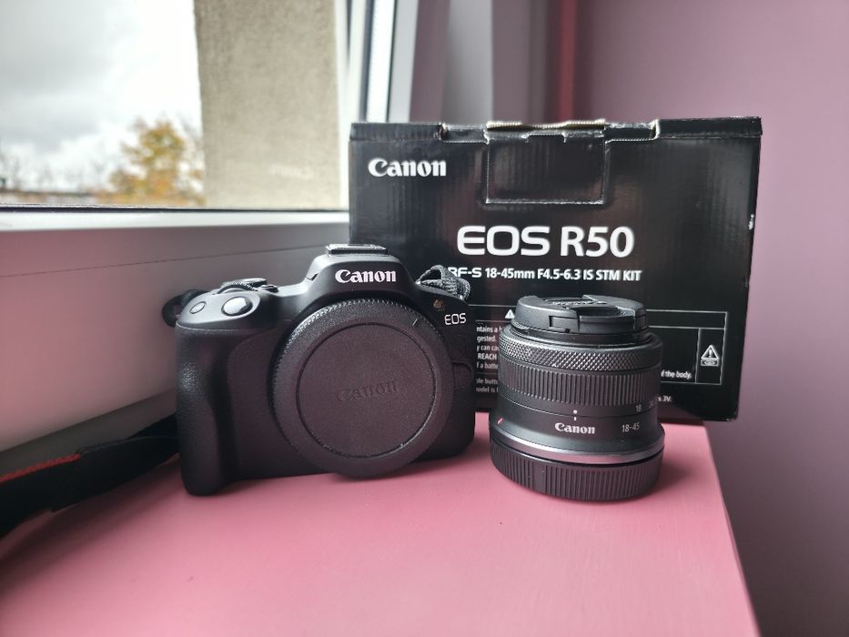 Canon r50 + rf-s 18-45mm