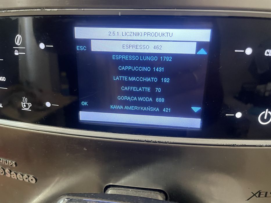 Saeco philips xelsis opis