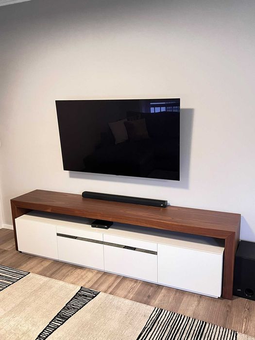 Conjunto Sala de Jantar - Mesa, Cadeiras, Sofá, Movel de Bar, Movel de TV