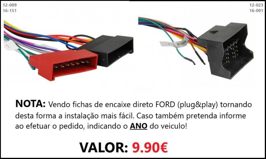 Rádio 2DIN • FORD Transit / Connect (1994 a 2013) • Android [4+64GB]