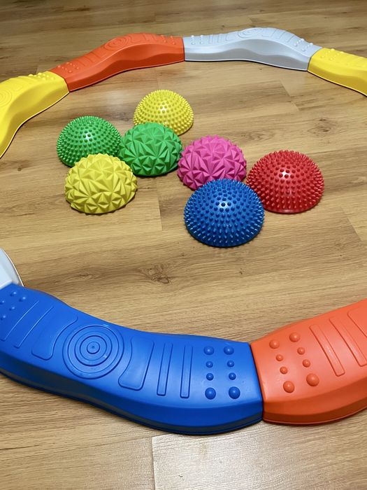 Балансувальна доріжка напівсфери масажні балансувальні дитячі