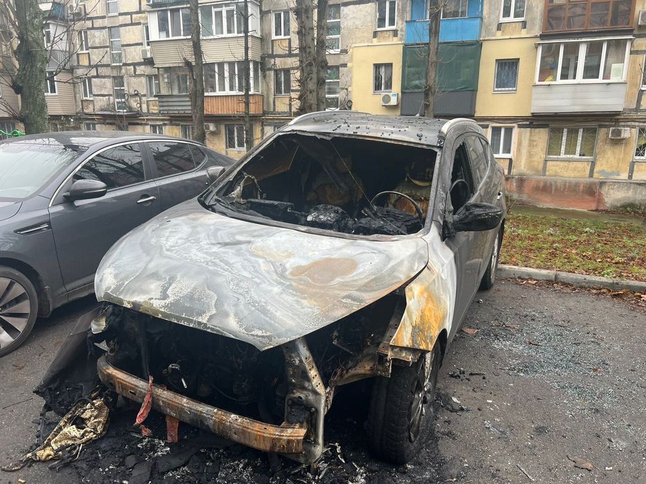 Авто після пожежі хюндай іх35 hyundai