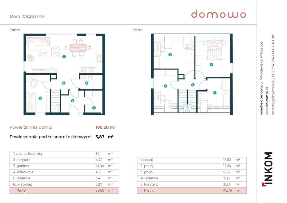 Nowy dom 105 m2| park dla mieszkańców, światłowód