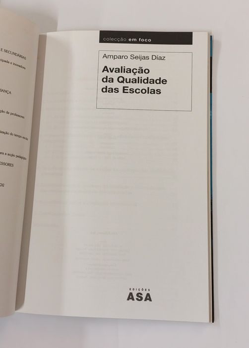 Avaliação da Qualidade das Escolas, de Amparo Seijas Díaz
