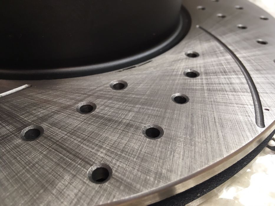 Тормозные диски MIKODA (насечки+перфорация) для BMW и других иномарок