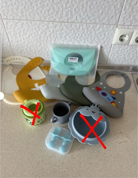 Дитячий силіконовий посуд