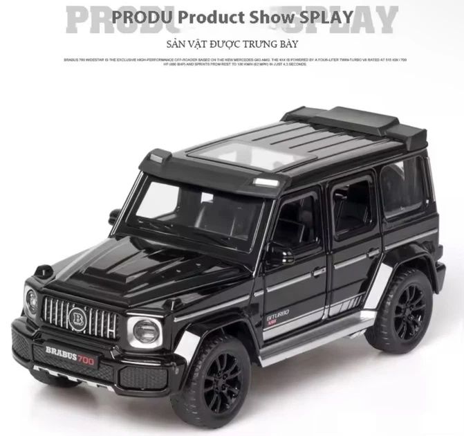 Іграшкова колекційна дитяча модель автомобіль Mercedes G-Class з інерційним механізмом Мерседес Гелік Brabus G700 15 см 1:32