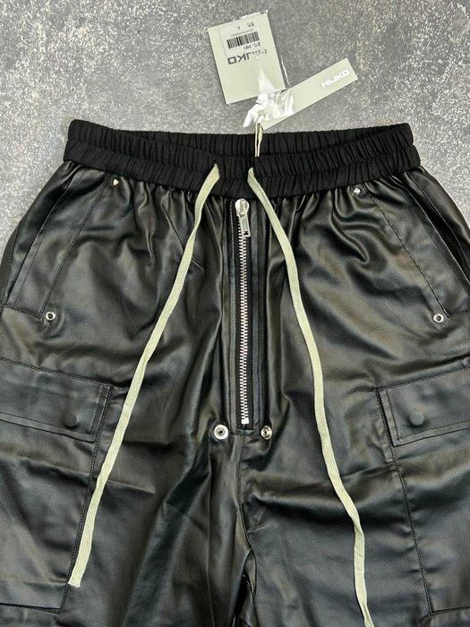 Rick Owens DRKSHDW leather шорти шкіряні чорні opium archive black S M