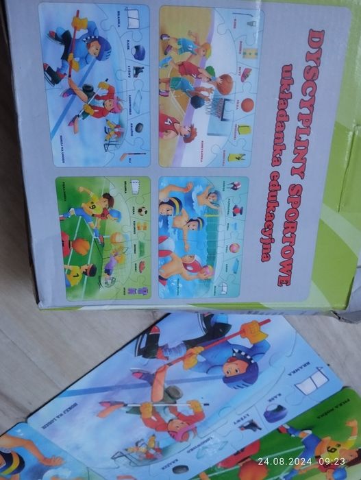 Puzzle edukacyjne sport
