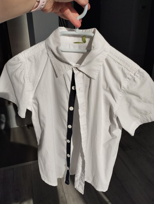 Koszula chłopięca krótki rękaw,rozm 116-122