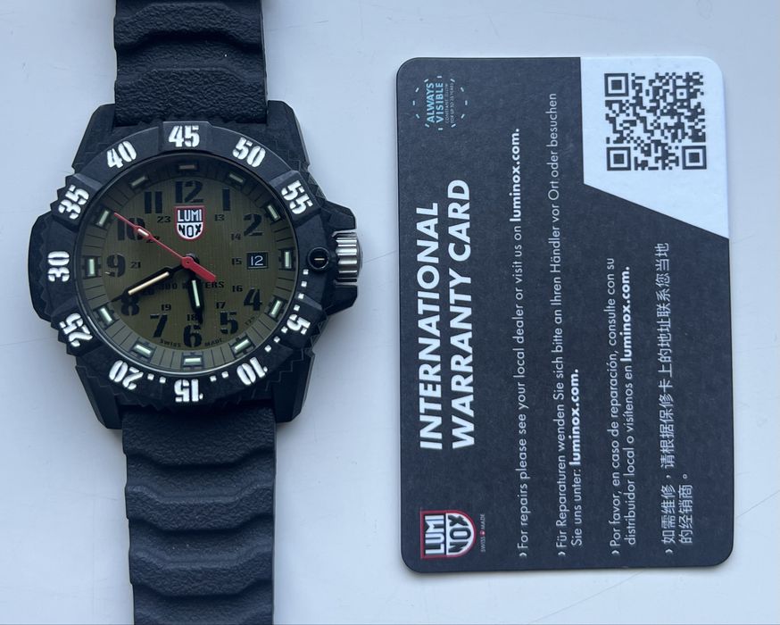 Luminox XS3813L carbon - gwarancja