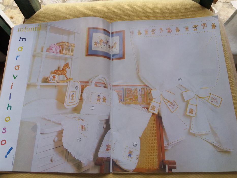 Revista arte de bordar"especial/ enxovais de bebés "