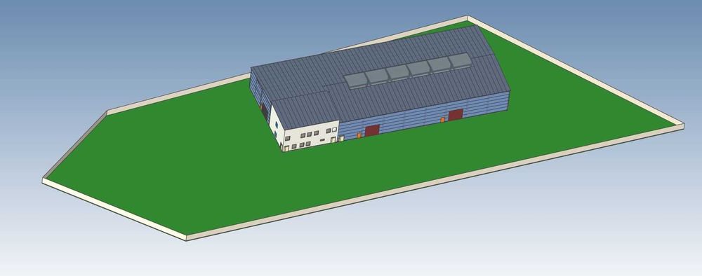 Hala na sprzedaz w Policach 1600 m2