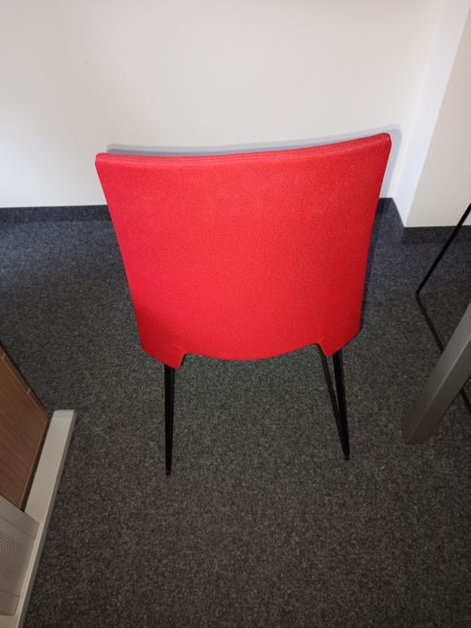 Krzesło biurowe - czerwone 11 sztuk