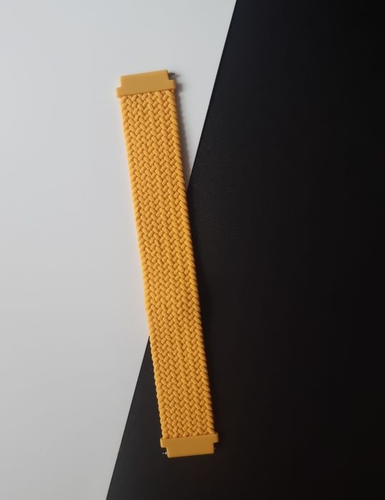 Pasek plecionego materiału 20 mm do zegarka Samsung, Huawei, Amazfit,