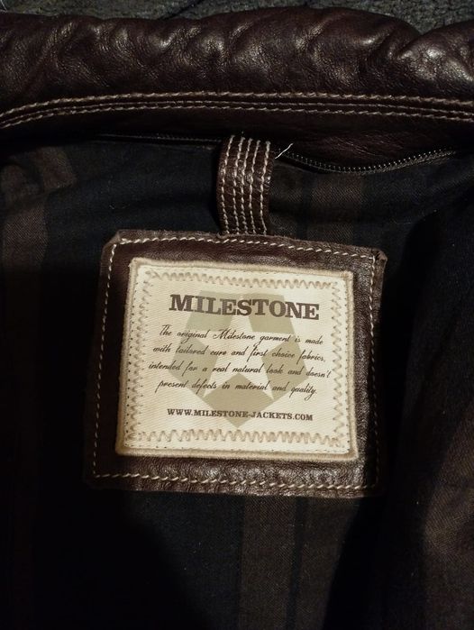 Casaco de pele genuína Milestone64752394836610123