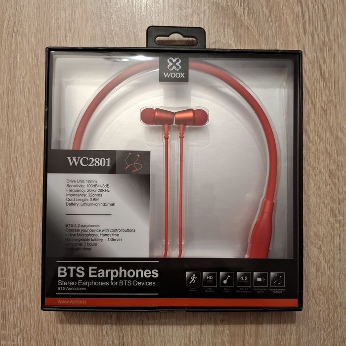 Bezprzewodowe słuchawki douszne WOOX WC2801