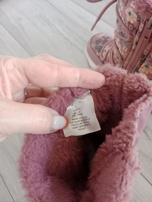 Śniegowce dziecięce H&M róż 29