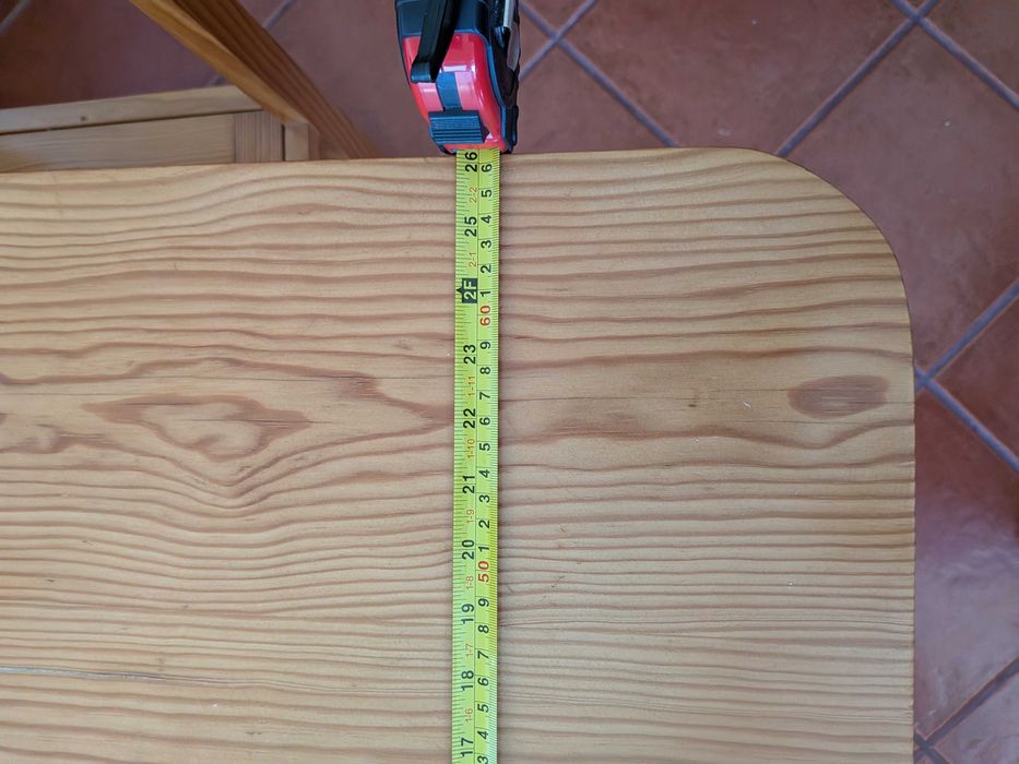 Mesa de refeição em Madeira Maciça com 6 Cadeiras