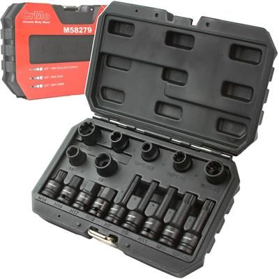 Nasadki do zacisków hamulcowych 1/2" 16el