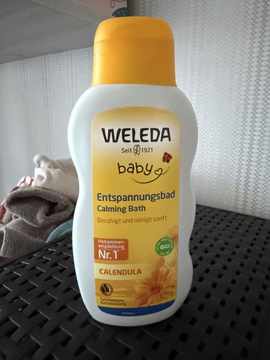 Швейцарський засіб для купання  малюків  Weleda з календулою