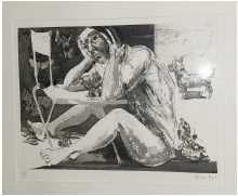 PAULA REGO " Melancholia" assinado c/ moldura