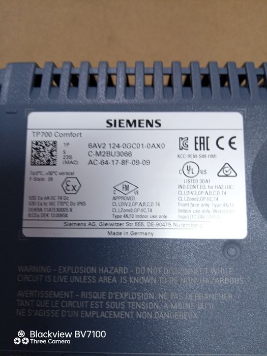 Panel Siemens TP 700 comfort
