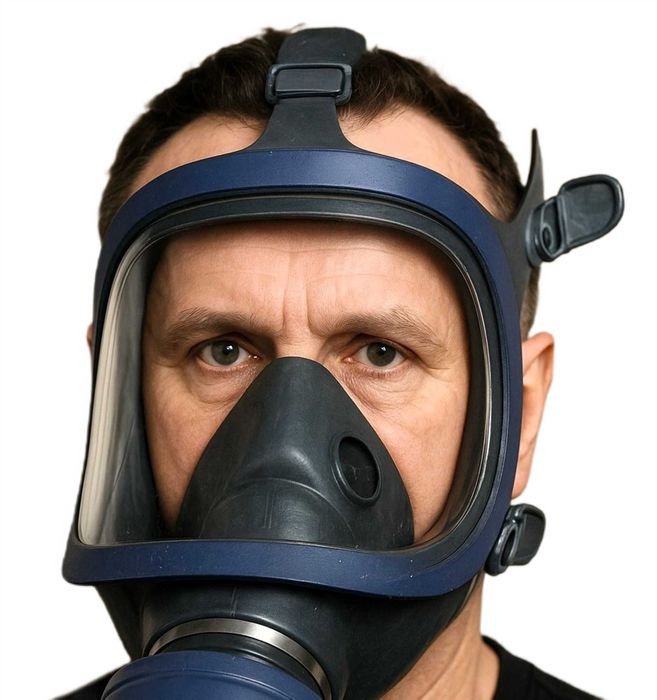 Maska pełnotwarzowa OxyPro R9 maska gazowa profesjonalna ochrona BHP