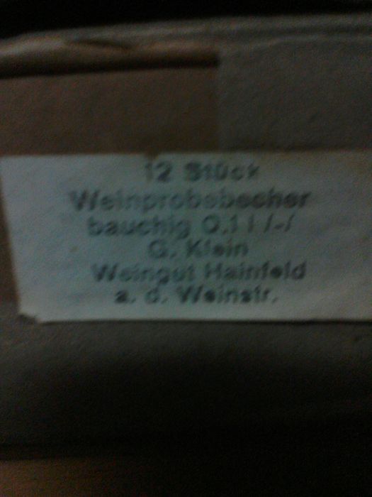 84. Niemieckie stare literatki/kieliszki Gerhard Klein    12 sztuk