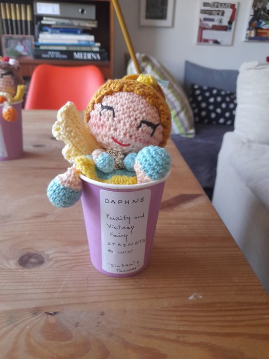 "Cup cake fairies" - bonequinhas fadas artesanais amigurumi