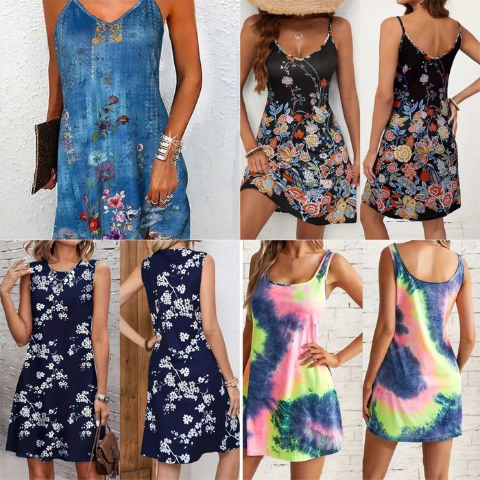 Vestidos elegantes ou descontraídos. Primavera/verão. Novos.