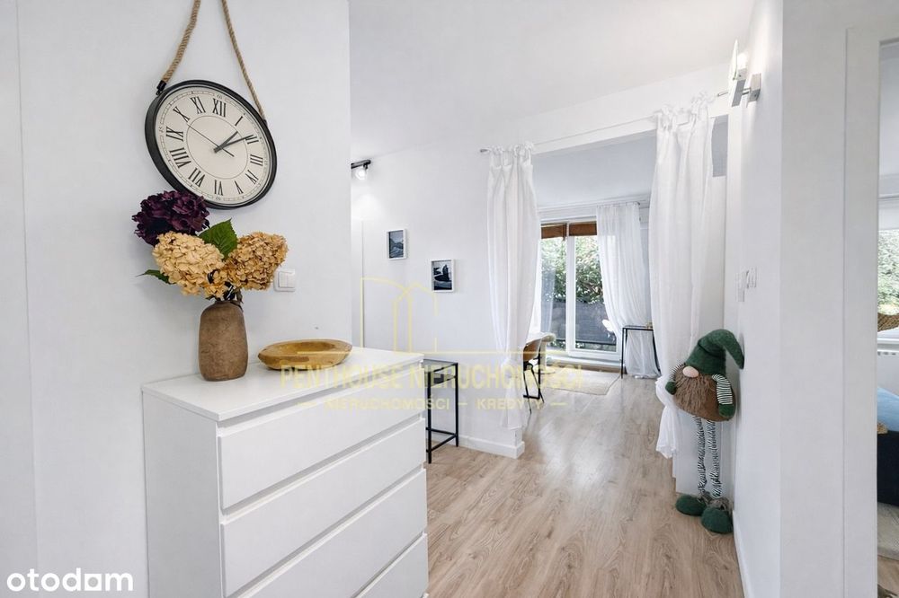 apartament z ogródkiem  na kameralnym zamkniętym osiedlu