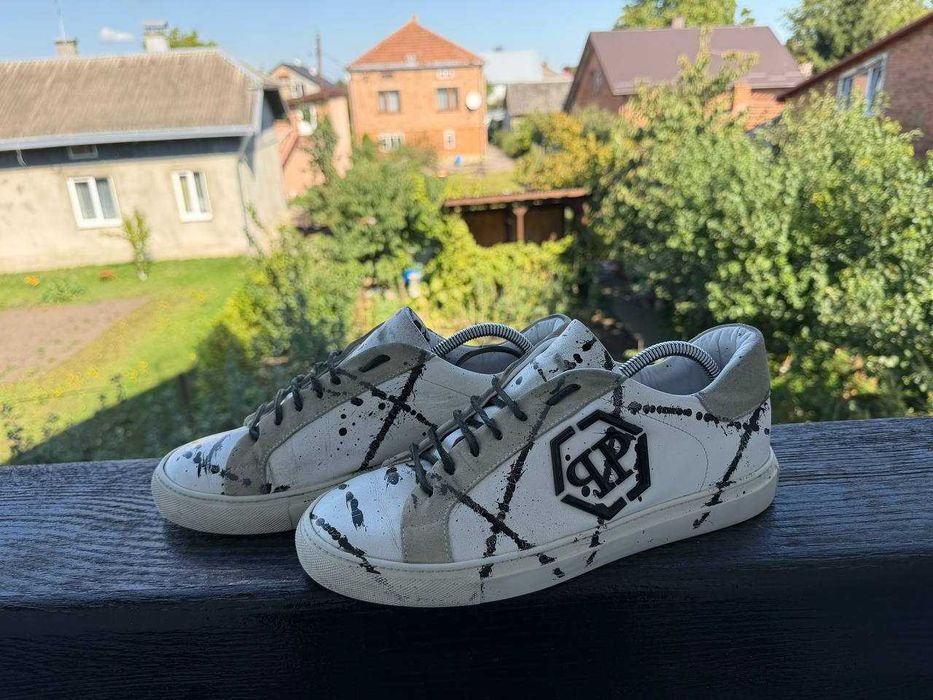 Шкіряні кеди Philipp Plein Skizzo 1 (41)