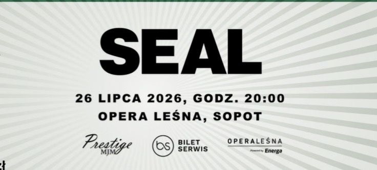 SEAL 2 bilety Sopot 26.07