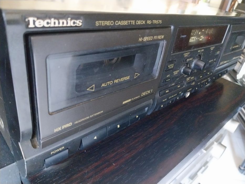Deck cassetes duplo auto reverse technics impecavel