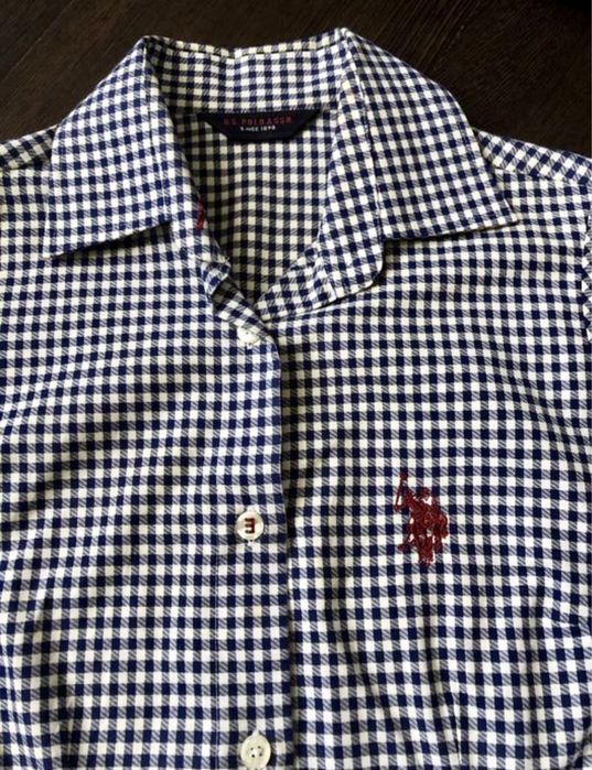 Женская рубашка US Polo, оригинал, размер XS/S