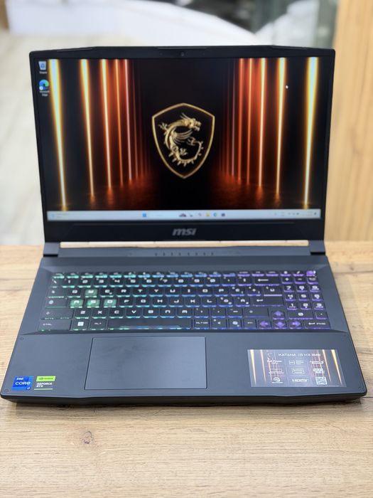 Msi katana 15hx rtx 5060/16/1tb/intel i7 , ігровий ноутбук мсі катана