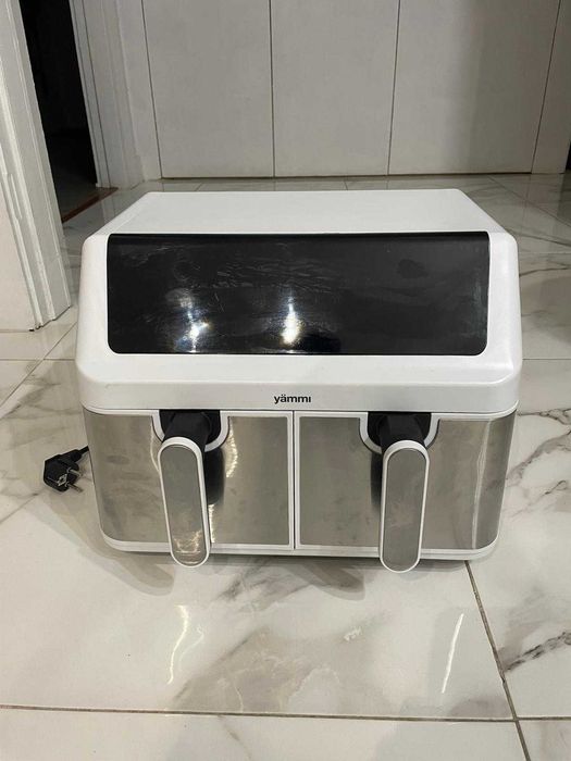 Air Fryer - Fritadeira Dupla sem Óleo 9L 2000W Yämmi