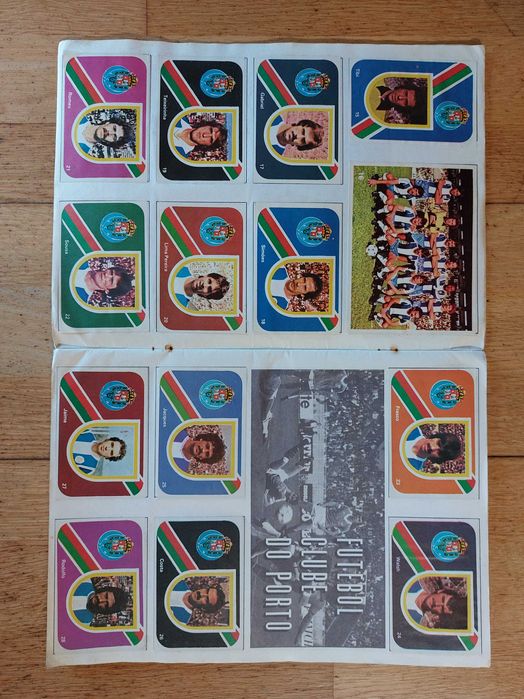 Caderneta de cromos "Festa do Futebol 81-82"  - Completa