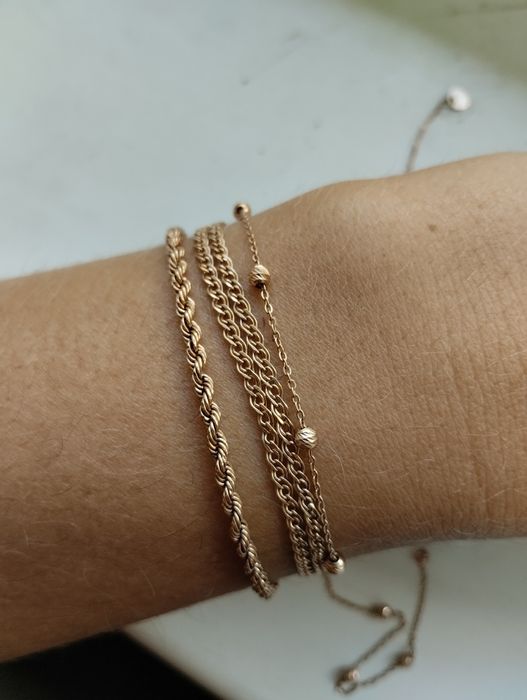 Золотий браслет 18 см 1,77 г