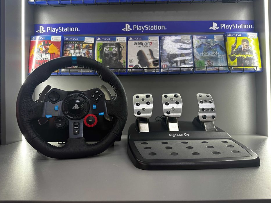 Ігрове кермо для комп`ютера\PS4\PS5 Logitech g29