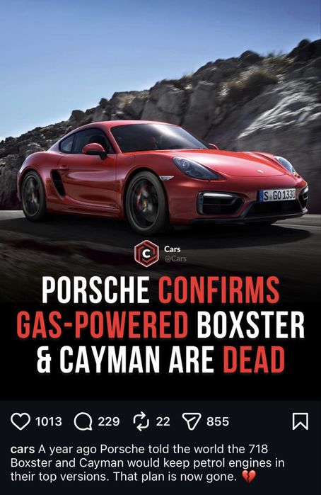 Porsche cayman S