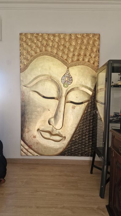 Quadro madeira com deusa