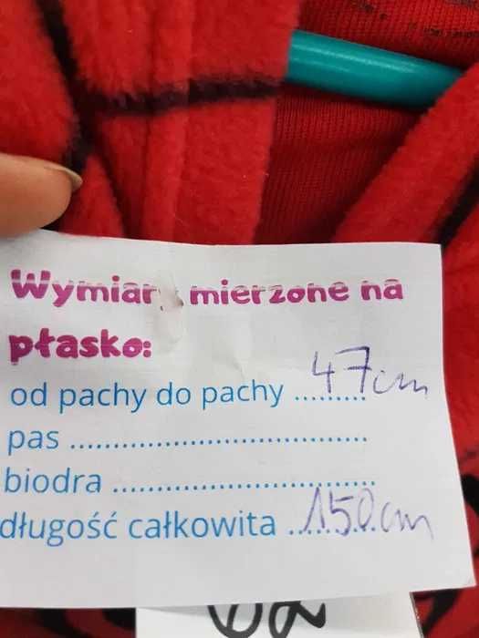 Kombinezon przebranie Spiderman superbohater rozmiar S. AM021