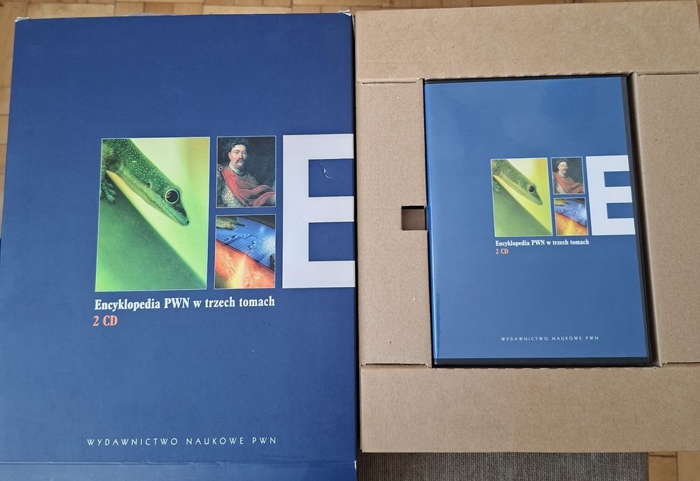 Encyklopedia PWN w trzech tomach 2 CD-ROM komplet