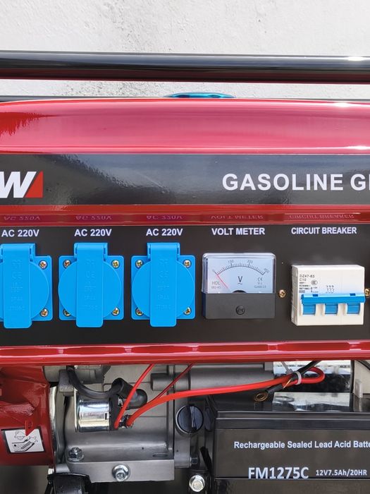 Gerador 8500w arranque eléctrico de chaves monofásico e trifásico