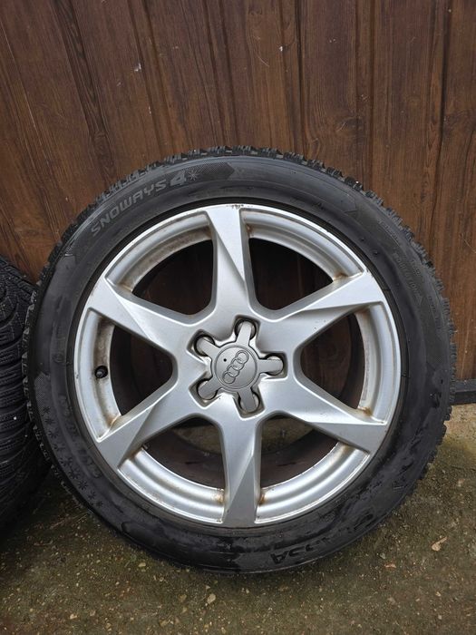 Felgi aluminiowe opony zima 17" Audi 5x112 225/50r17 7,5jx17h2 et45 8k0601025k